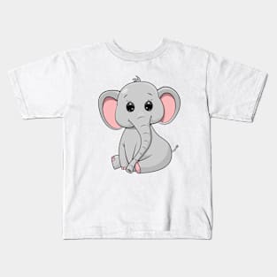 Cute Elephant Kids T-Shirt